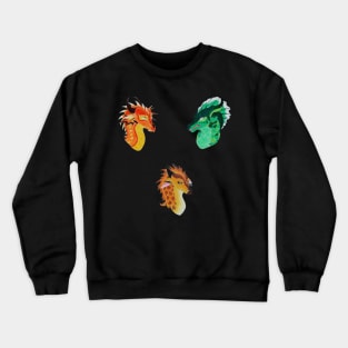 Disgusted Trio Sticker Pack Crewneck Sweatshirt